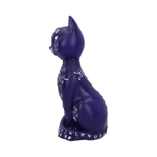 Purple Mystic Kitty 26cm Ouija Cat Figurine