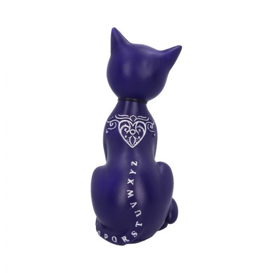 Purple Mystic Kitty 26cm Ouija Cat Figurine