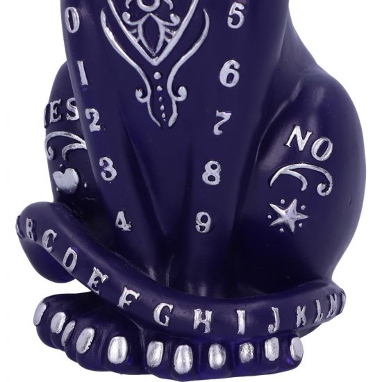 Purple Mystic Kitty 26cm Ouija Cat Figurine