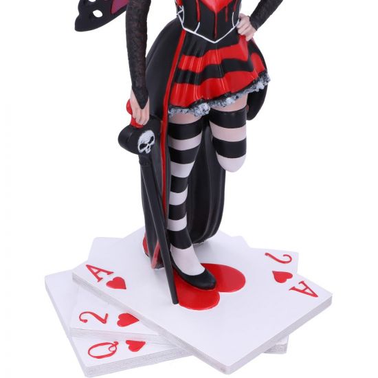 Wonderland Fairies Queen of Hearts Red Card Figurine