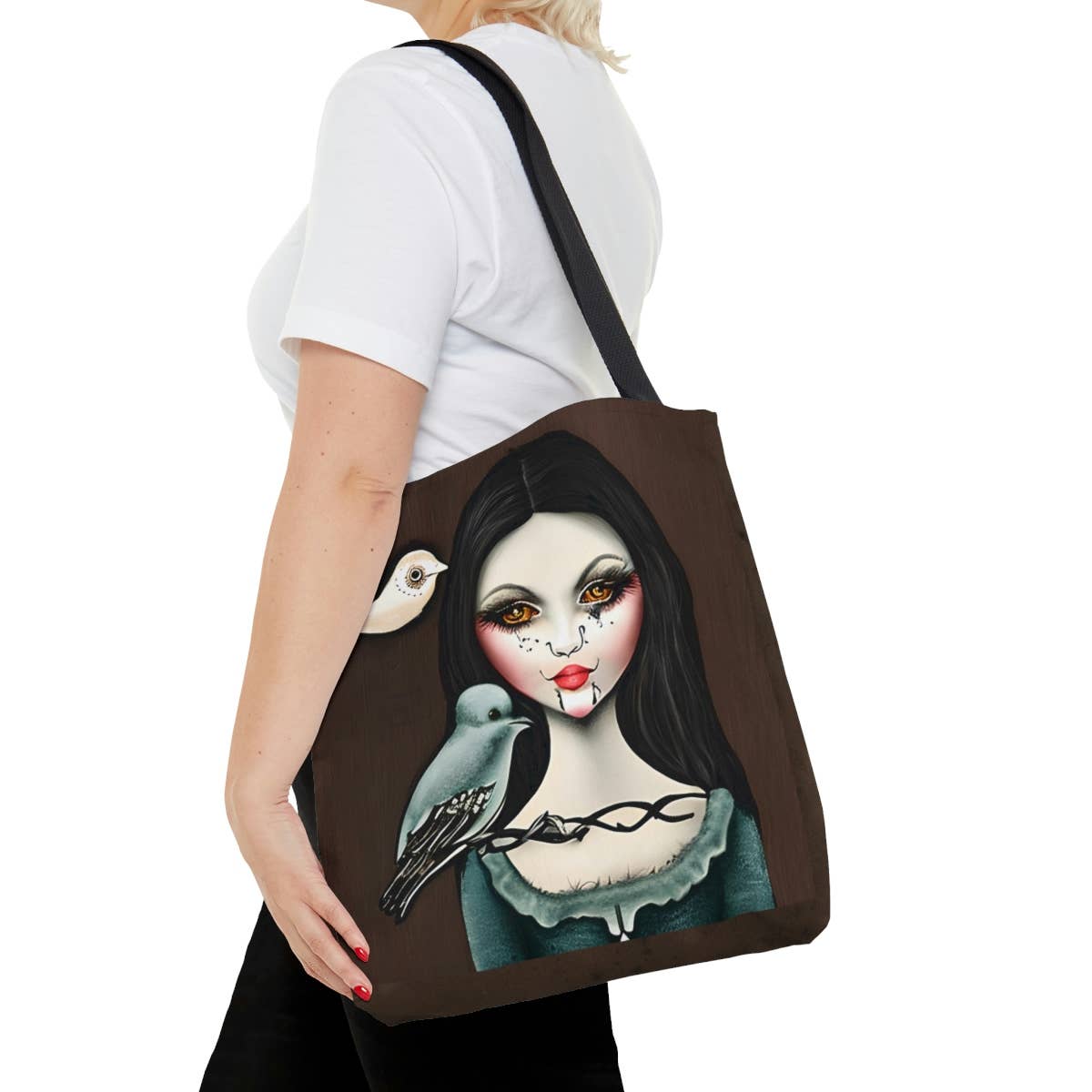 Gothic Glam Summer Darkness Tote Bags