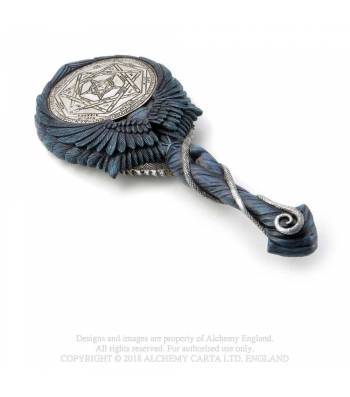 Black Angel Hand Mirror