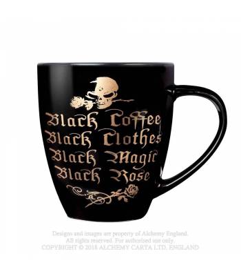 Black Coffee, Black Clothes Mug
