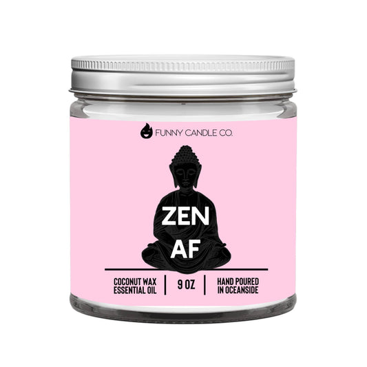 Zen Af (Pink) candle -9 oz