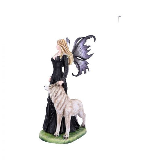 Loveta Large Wolf and Fairy Ornament 58cm
