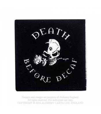 Death Before Decaf Coaster