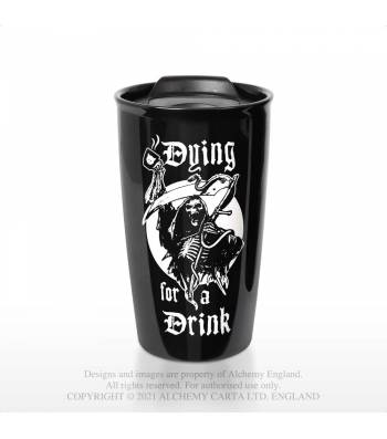 DYING FOR A DRINK: DOUBLE WALLED MUG