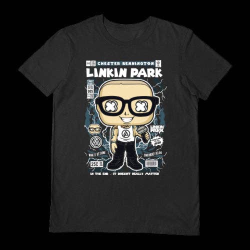 Pop Culture - Linkin Park Chester Adult T-Shirt