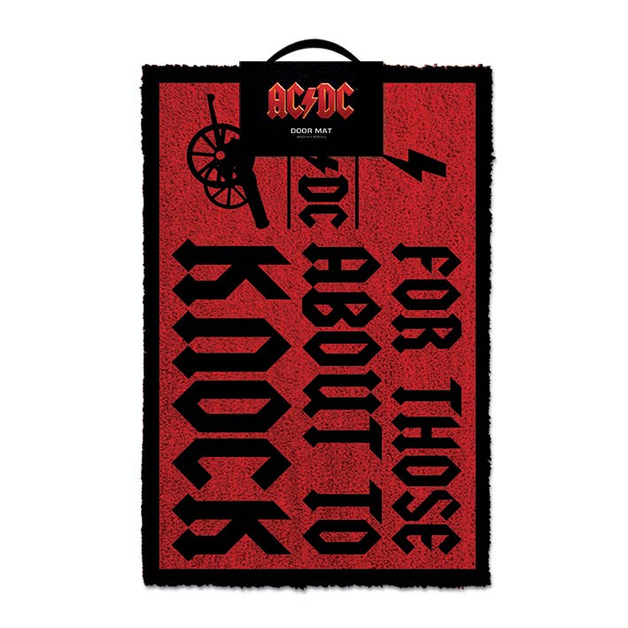 Ac/dc (for Those Who Knock) Doormat