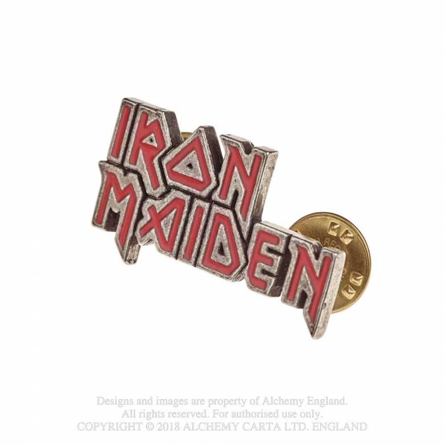 Iron Maiden: enamelled logo Badge