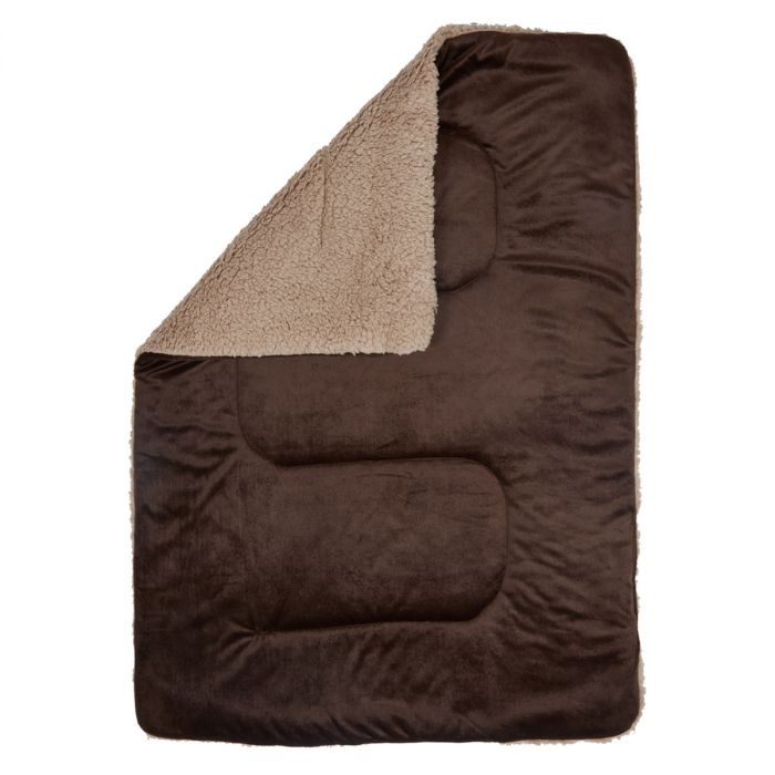 Dreamscene Sherpa Soft Pet Blanket, Brown - 75 x 110cm