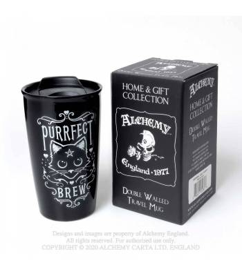 Purrfect Brew: Double Walled Mug