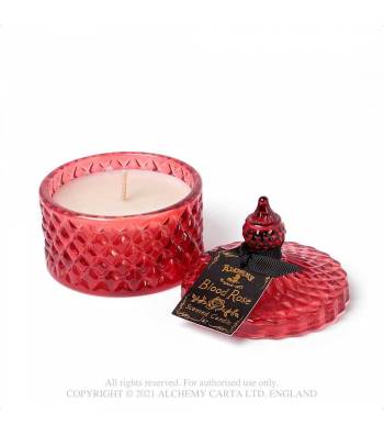 SCENTED BOUDOIR CANDLE JAR - BLOOD ROSE (SMALL)