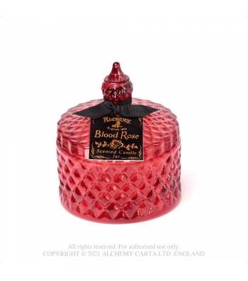 SCENTED BOUDOIR CANDLE JAR - BLOOD ROSE (SMALL)