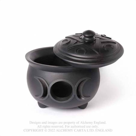 TRIPLE MOON CAULDRON POT