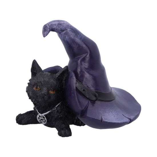 Piper 10.5cm Witches Cat and Hat Figurine