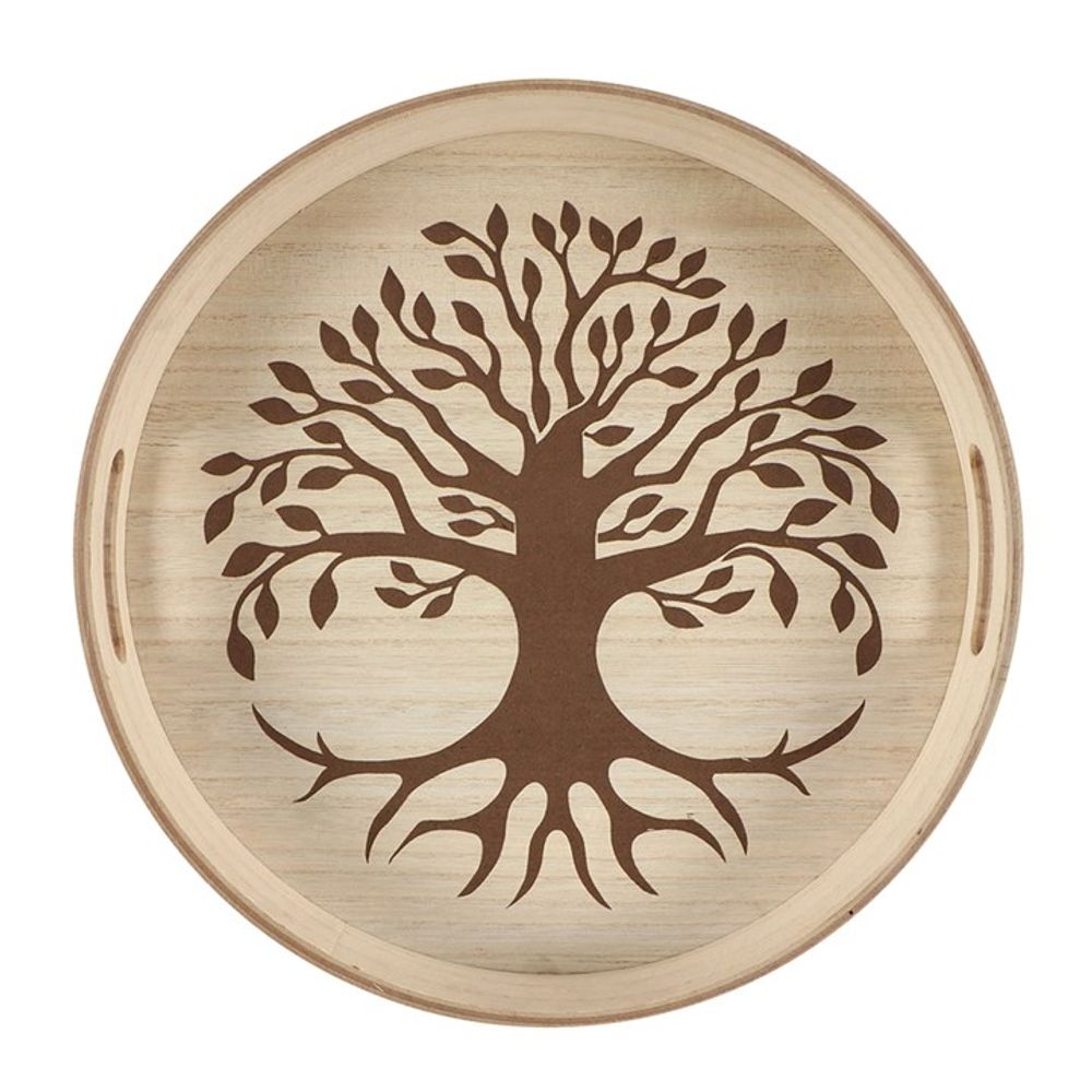 35cm Tree of Life Engraved Tray